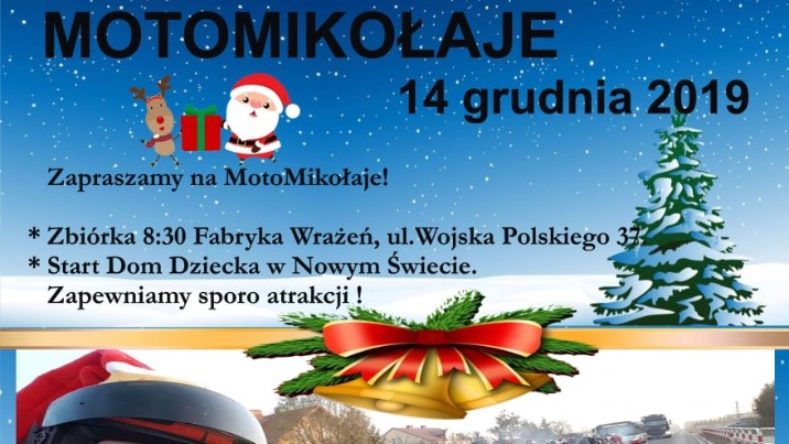 Konin. MotoMikołaje świątecznie dla młodzieży z Nowego Światu