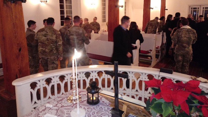 Proboszcz parafii ewangelickiej zaprosił amerykańskich żołnierzy