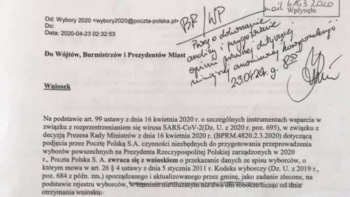 Prezydent Konina zlecił opinię prawną pisma od Poczty Polskiej