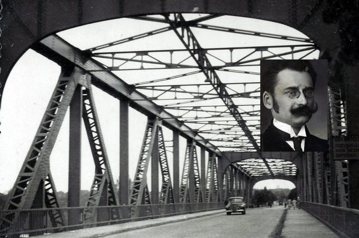 Pozostawił po sobie w Koninie most z żelaza, ważną ulicę i piękną willę