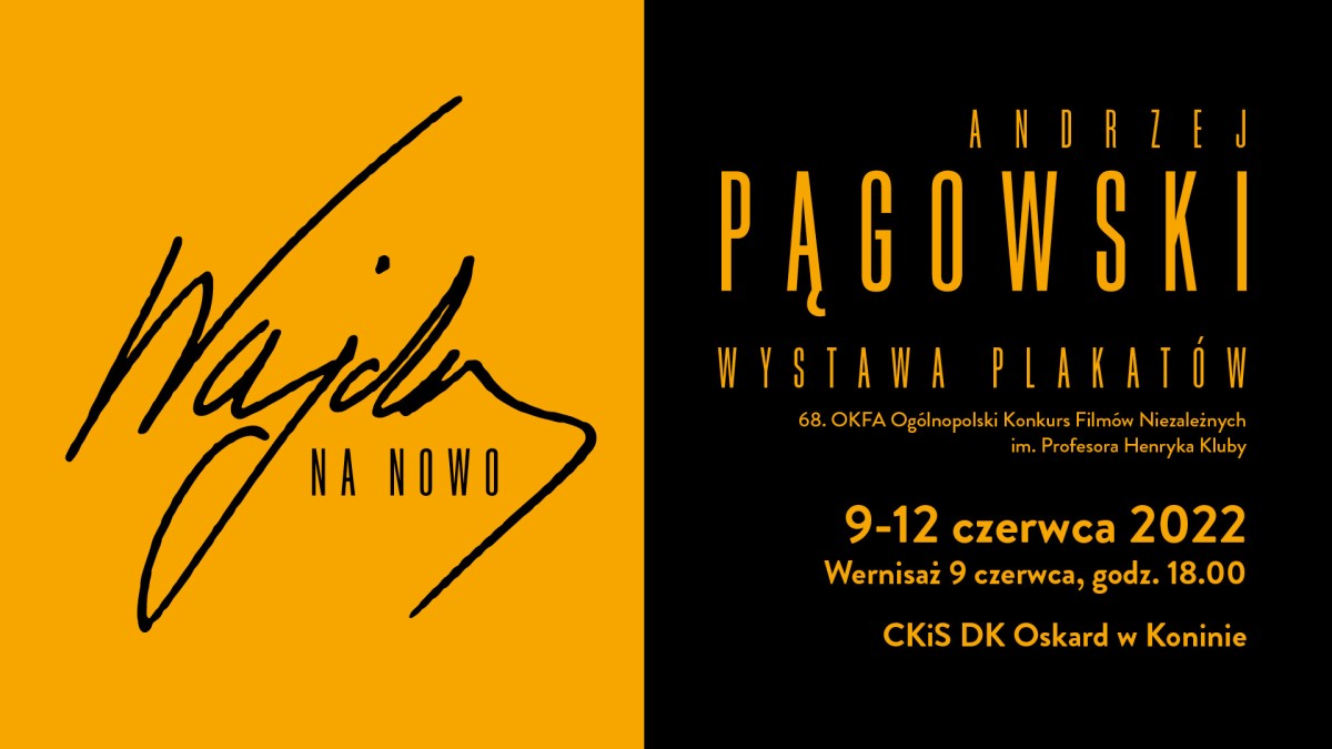 Andrzej Pągowski na OKFA: otwarcie wystawy "Wajda na nowo", spotkanie z publicznością i oprowadzanie po wystawie