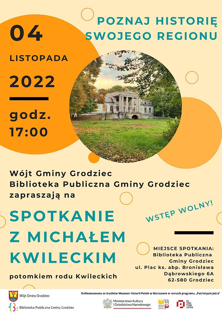 O Kwileckich z Kwileckim. Będą poznawać historię swojego regionu