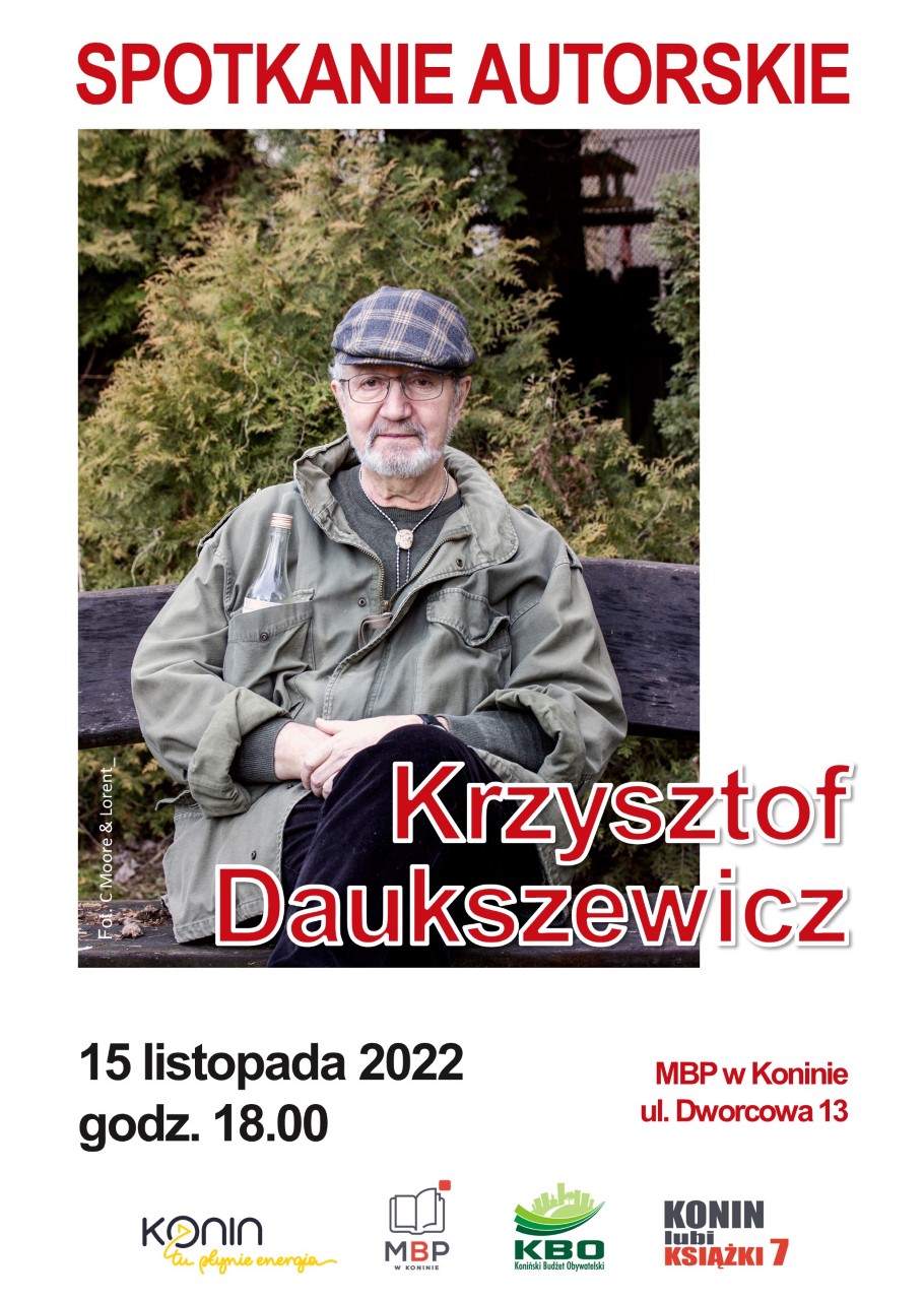 Konin lubi książki 7. We wtorek w bibliotece gościć będzie Krzysztof Daukszewicz