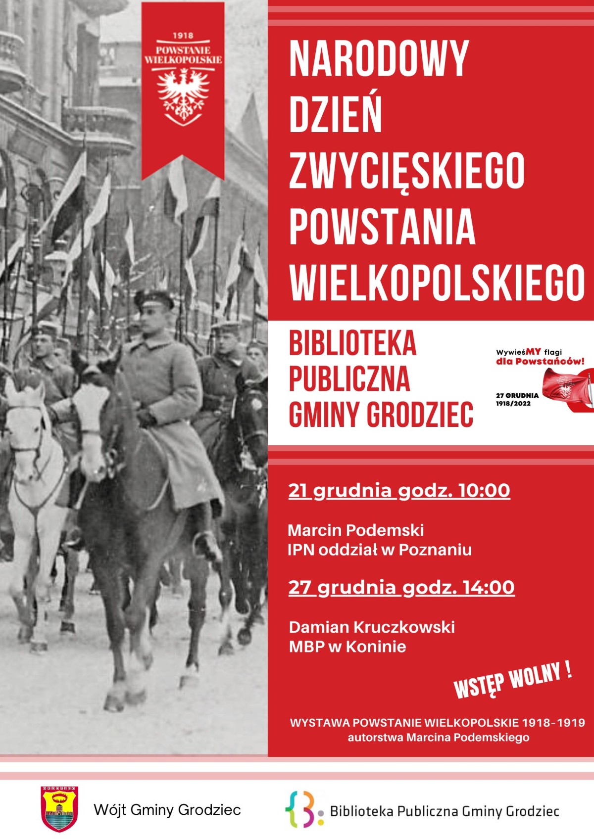 Obchody Narodowego Dnia Zwycięskiego Powstania Wielkopolskiego w Gminie Grodziec