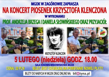 „Koncert piosenek Krzysztofa Klenczona”