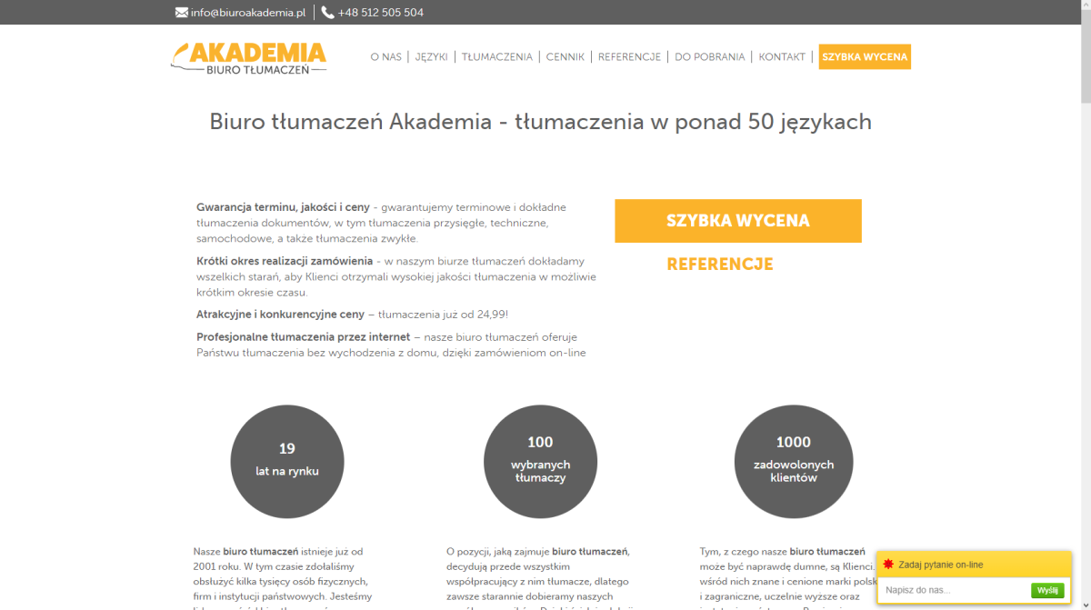 Polecane biuro tłumaczeń