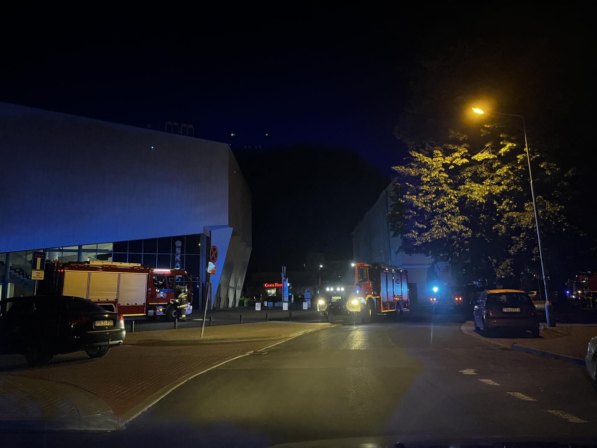 Nocna akcja strażaków w Oskardzie. Wezwani przez monitoring