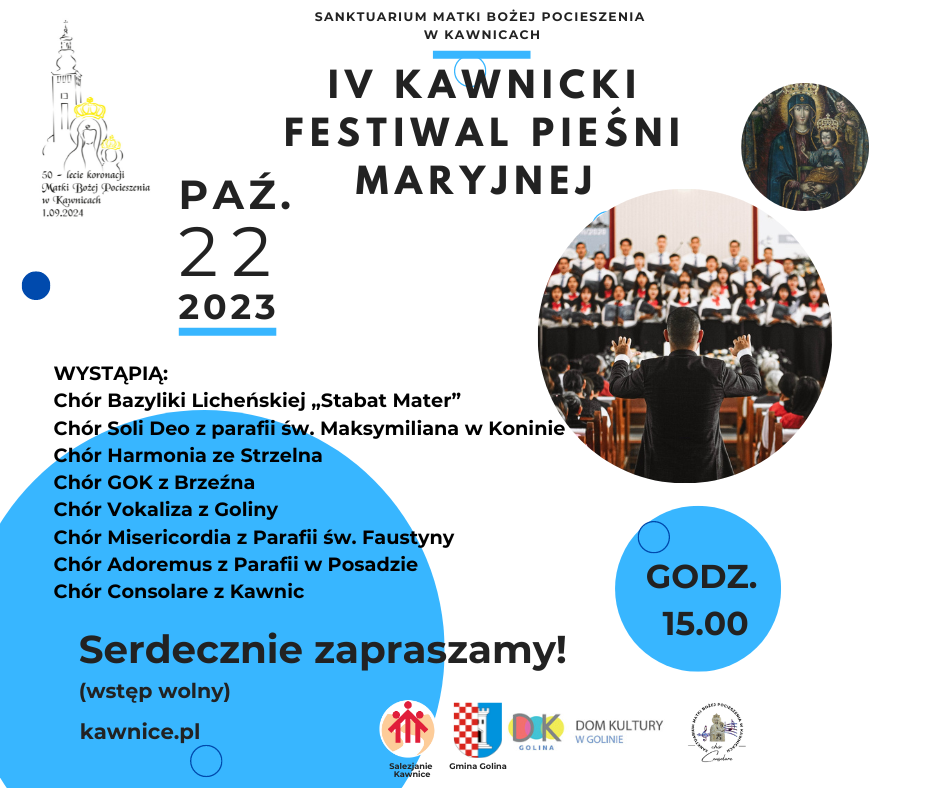 Kawnicki Festiwal Pieśni Maryjnej. Wystąpią ch&oacute;ry z całego regionu