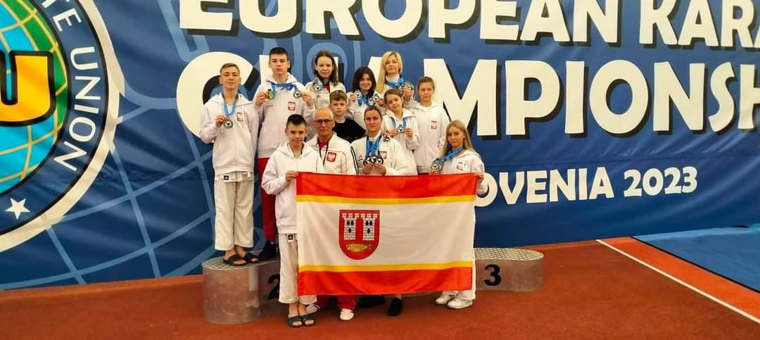 Feniks Kleczew z medalami Mistrzostw Europy Karate IKU