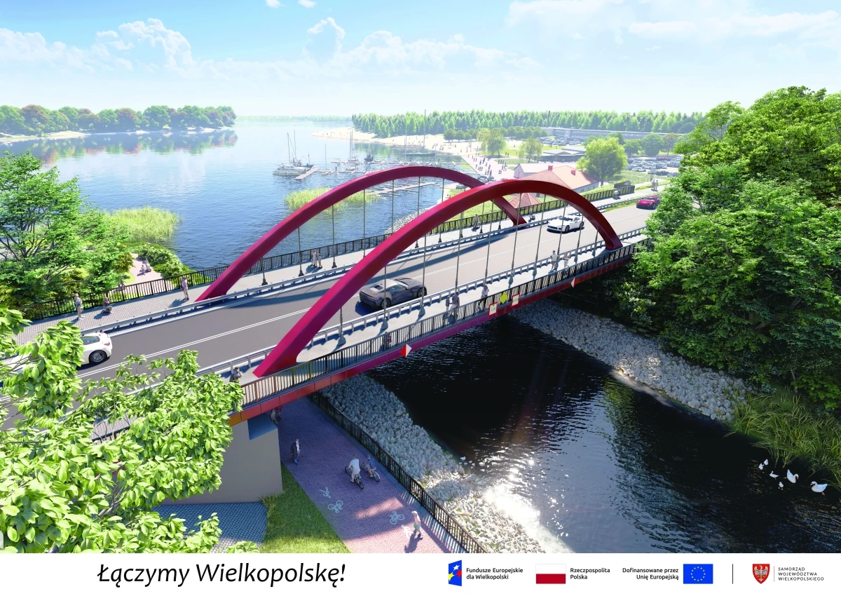 Tak będzie wyglądał nowy most w Ślesinie. Pojedziemy nim w 2026 roku?