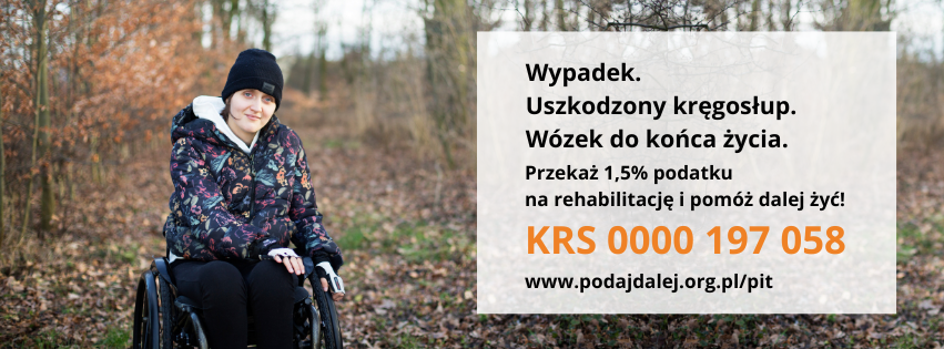 Przekaż 1,5 procent podatku i zmieniaj życie osób z niepełnosprawnością
