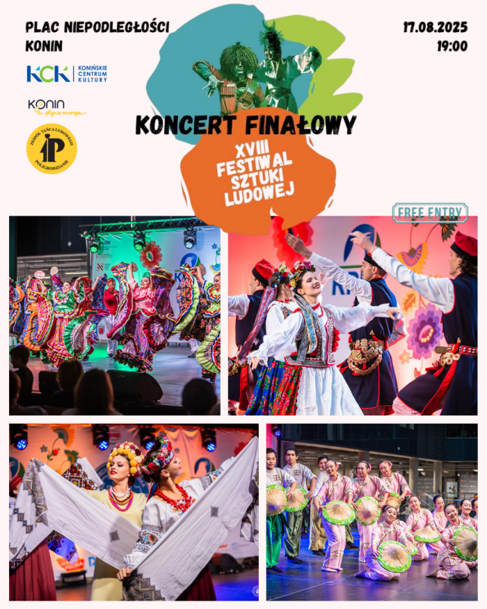 Regionalne smaki i Festiwal Sztuki Ludowej na skwerze przy fontannie