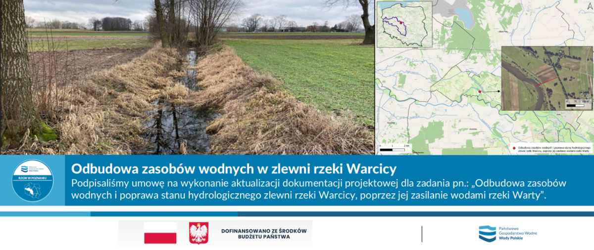 Chcą poprawić sytuację Warcicy. Wody Polskie podpisały umowę