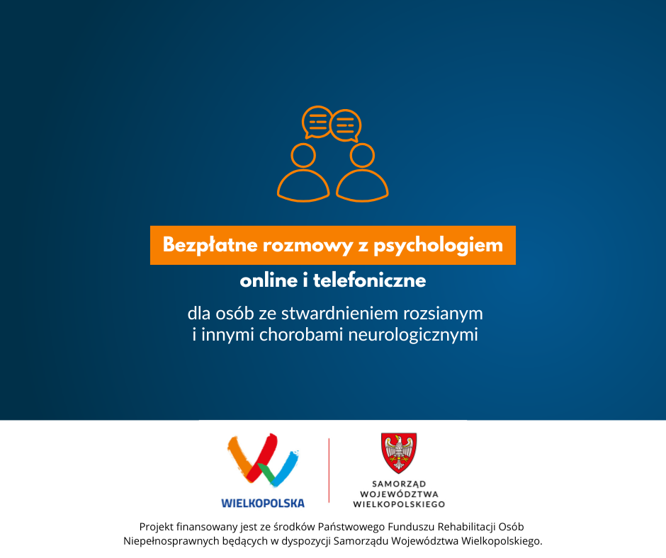Wsparcie psychologiczne dla os&oacute;b z chorobami neurologicznymi. Ruszają dyżury