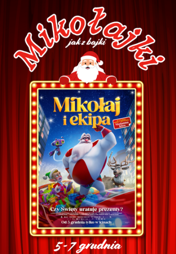 Mikołaj i Ekipa - mikołajkowe seanse z konkursami HDD