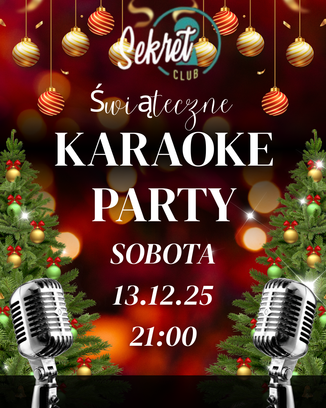 Świąteczne Karaoke Party w Sekret Club