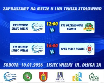 Rewanż za remis i walka o punkty. Wicher zaprasza na ligowe starcia