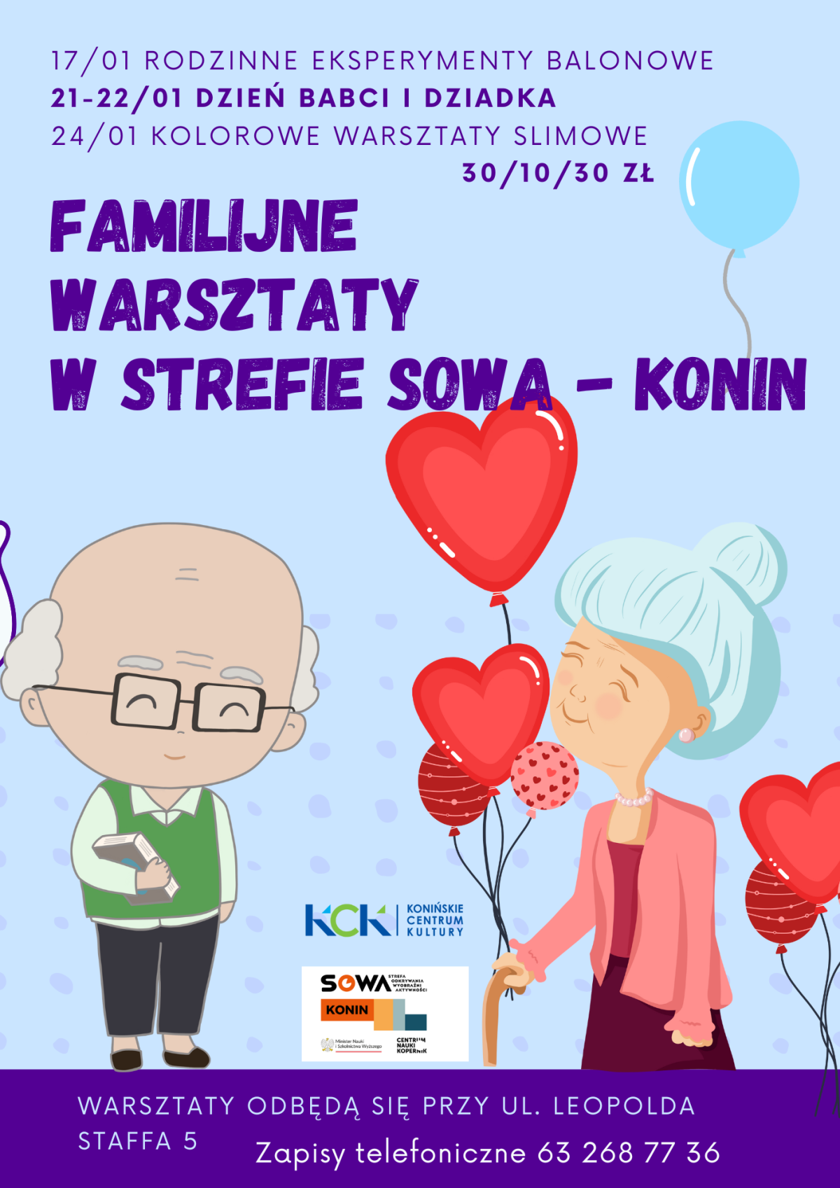 KCK/ Strefa SOWA/ Familijne warsztaty