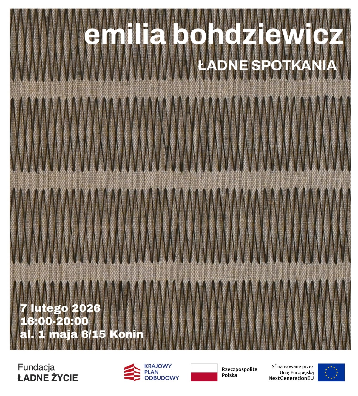 Ładne Spotkanie z tkaniną. Tw&oacute;rczości Emilii Bohdziewicz-Winiarskiej