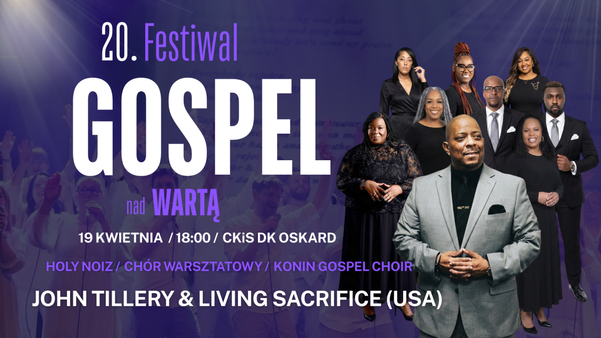 Jubileuszowy "Gospel nad Wartą". Living Sacrifice w Koninie
