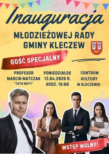 Prof. Marcin Matczak przyjedzie do Kleczewa na inaugurację młodzieżowej rady