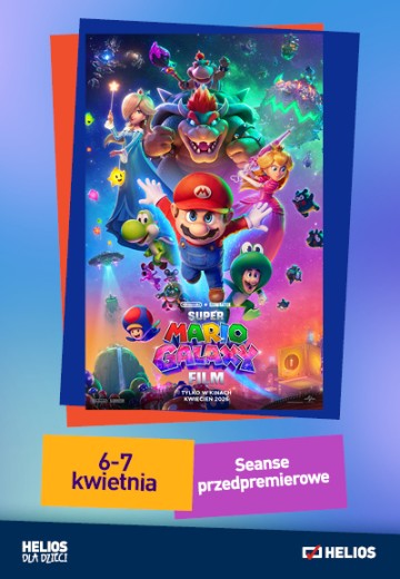 Super Mario Galaxy Film - przedpremierowe seanse z niespodzianką 6-7 kwietnia