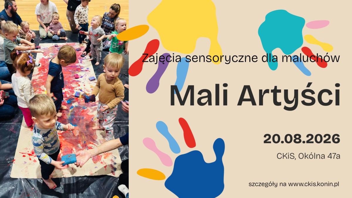 Zajęcia sensoryczne dla maluch&oacute;w "Mali artyści" | zapisy