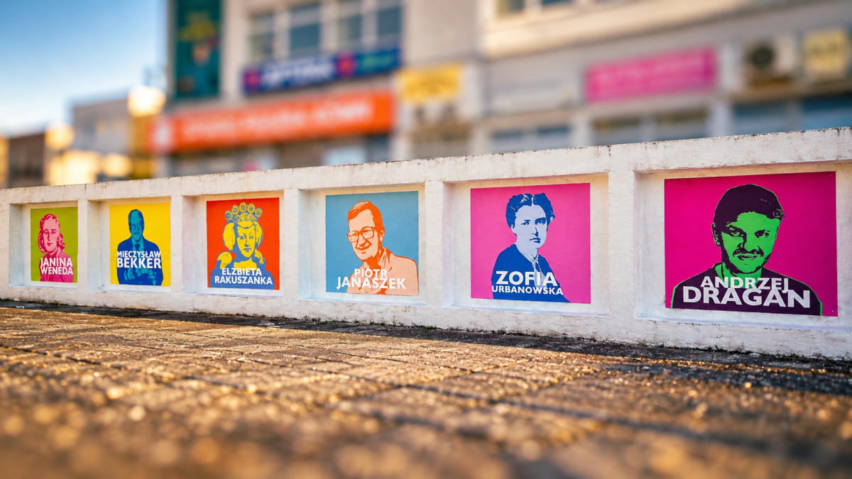 Mural „Znanych Koninian” odnowiony. Zyskał odporniejszą formę