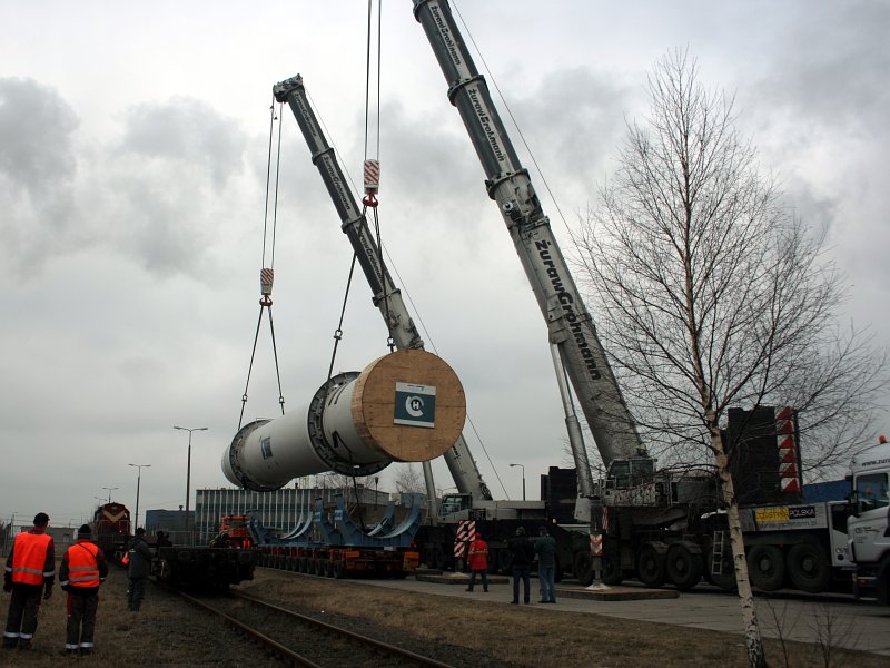Kalcynator już na miejscu
