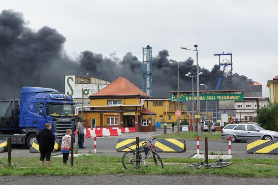 Kłodawa: Pożar w Kopalni Soli