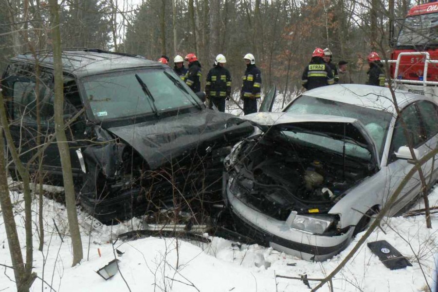 Zderzyli się czołowo