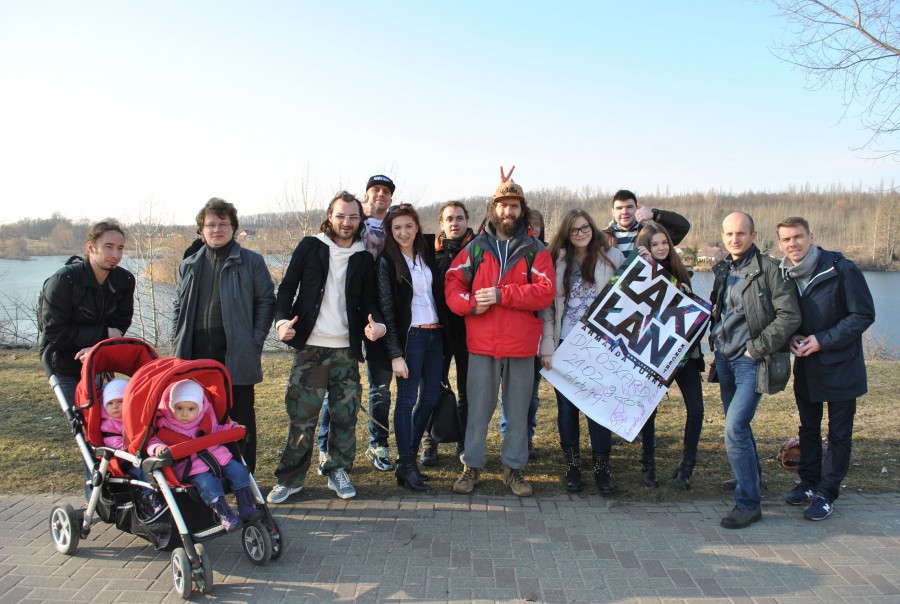 Paprodziad nad jeziorkiem