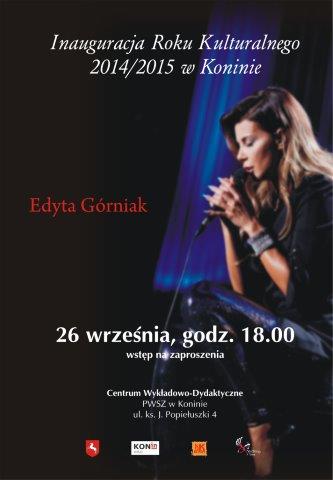 Inauguracja Roku Kulturalnego 2014/2015: Edyta Górniak