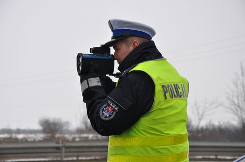 Kontrola prędkości na drogach powiatu konińskiego