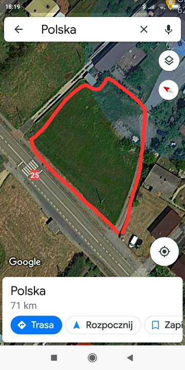 Do wynajęcia działka 12 ar&oacute;w.