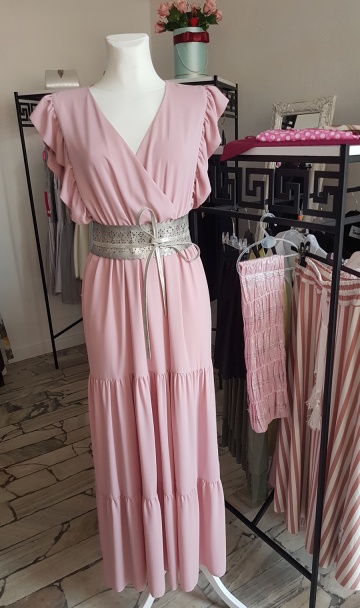 Nowa sukienka damska w rozm . 40 , kolor pudrowy róż