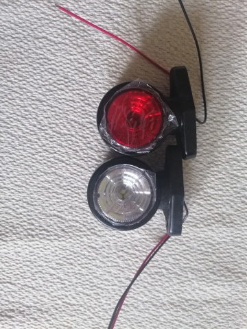 Obrysowka Led 12v 24v lampa 2 szt do lawet przyczep