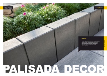 Palisady, obrzeża palisadowe Goldbruk!