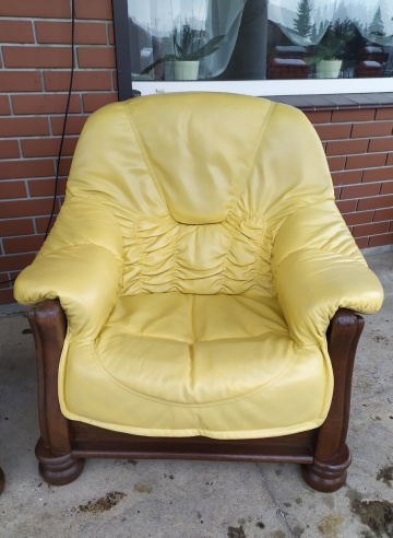 Sprzedam wypoczynek ze sk&oacute;ry