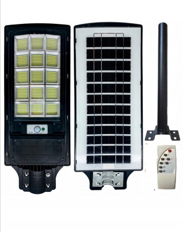 Solarne lampy uliczne duze i male z pilotem i uchwytem i bez