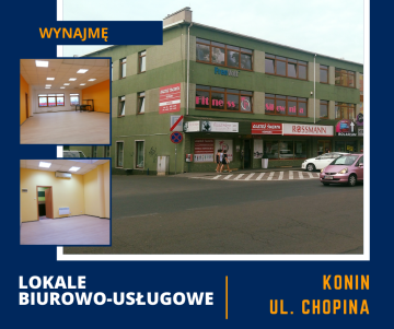 Wynajmę Lokal użytkowy - Konin Pasaż Fryderyk
