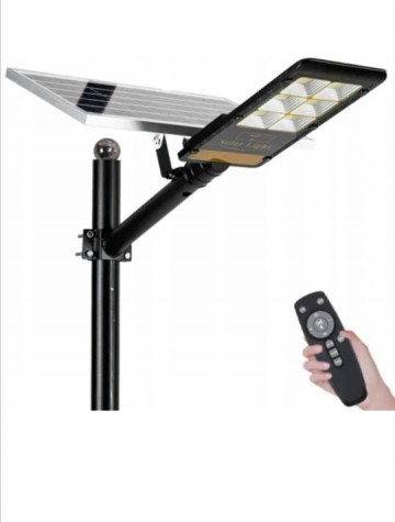 Lampa solarna uliczna panel uchwyt pilot