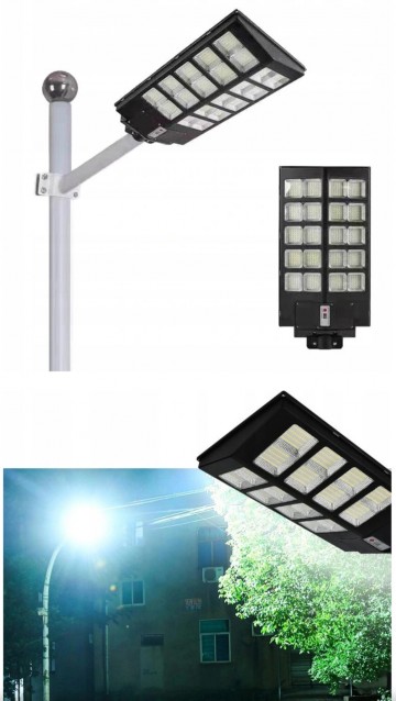 Lampa Latarnia led solarna uliczna 600w