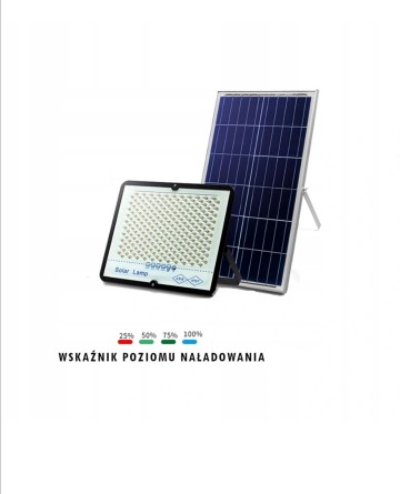 Lampa solarna uliczna halogen naświetlacz