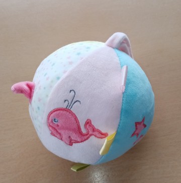 Piłka pluszowa dla niemowląt NOWA