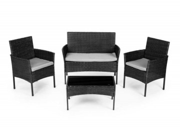 Rattan meble ogrodowe zestaw