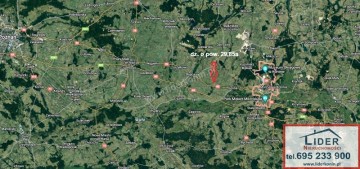 Sprzedam działkę przy DK 92 – Spławie k. Konina