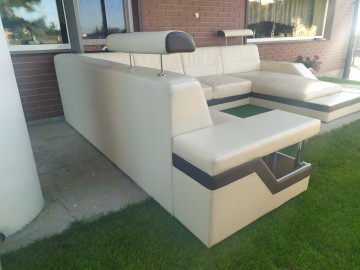 Sprzedam narożnik ze sk&oacute;ry