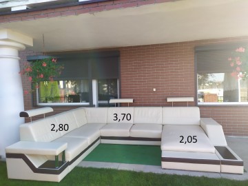 Sprzedam narożnik ze sk&oacute;ry