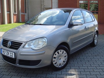 Volkswagen Polo 1,2 benz,,65 km,2007r,klimatyzacja,el.szyby